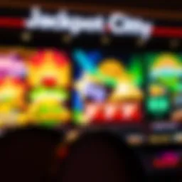 Vibrant online casino interface showcasing various games