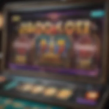Vibrant User Interface of Jackpot Party App User interface of the Jackpot Party app showcasing vibrant gaming options.