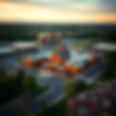 Kewadin Casino - Community Impact Aerial view of Kewadin Casino and its surrounding area