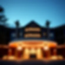 Exterior view of Kewadin Casino showcasing its unique architecture