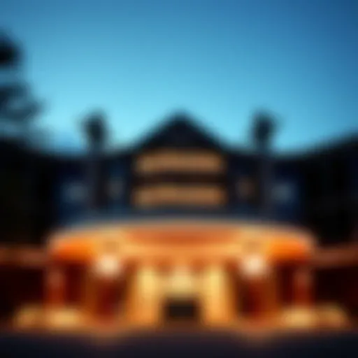 Exterior view of Kewadin Casino showcasing its unique architecture