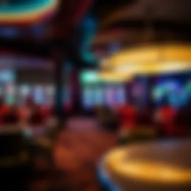 Visitor Amenities at Kickapoo Eagle Pass Casino Cozy lounge area within the casino, highlighting visitor amenities