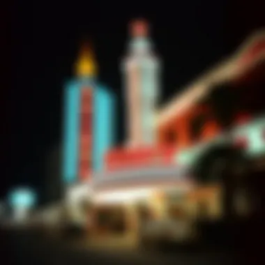 Cultural Influence of the Riviera on Las Vegas Artistic representation of the Riviera's impact on Las Vegas culture