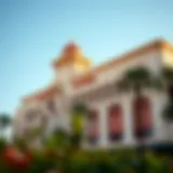 Exterior view of the Las Vegas Riviera showcasing its unique architectural style