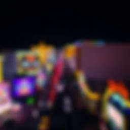 A panoramic view of the Las Vegas Strip at night, showcasing the vibrant neon lights and iconic hotels.