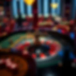 American Roulette table layout