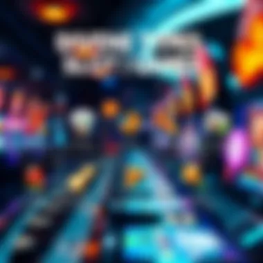 Diverse Types of Online Slot Games A detailed infographic illustrating different types of online slot games and their features