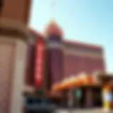 The Grandeur of MGM Hotel Exterior view of MGM Hotel showcasing its grandeur