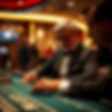 A strategic player engaged in a high-stakes game