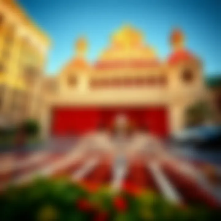 Elegant façade of Monte Carlo Casino showcasing its architectural splendor
