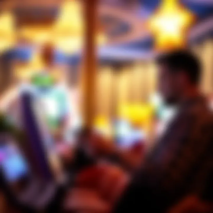 Finding Great Deals on Hotel Stays A traveler checking hotel rates online