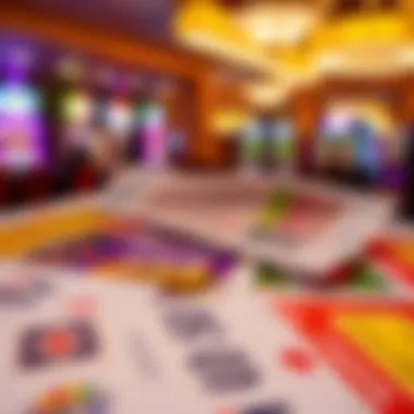 A collection of various coupon types offered at the casino