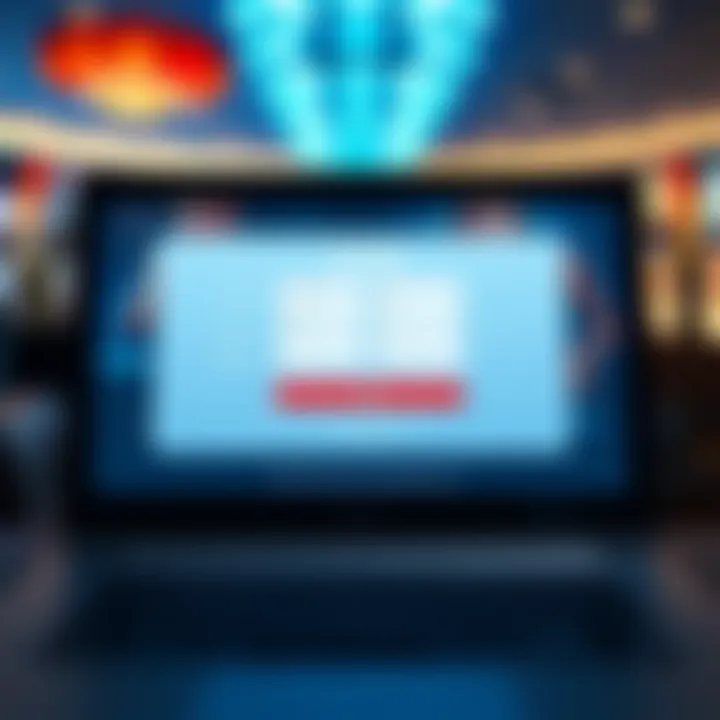 The Digital Gateway: Online Casino Registration Form Digital interface of an online casino registration form