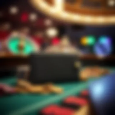 A digital wallet representing safe and effective bankroll management in online gaming