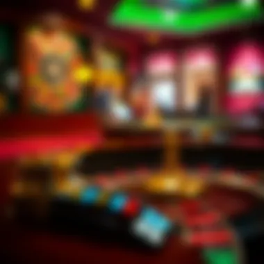 A strategic overview of roulette betting strategies visually represented with engaging graphics