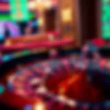 An enticing online roulette table interface showcasing vibrant colors and game elements