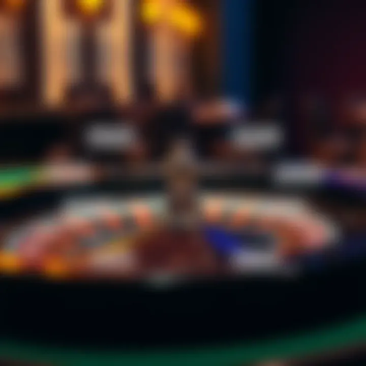 A detailed illustration highlighting key features of various roulette variants available online