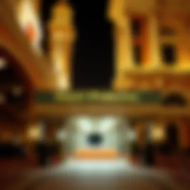 Valet Parking Entrance at The Venetian Resort Valet parking entrance at The Venetian Resort