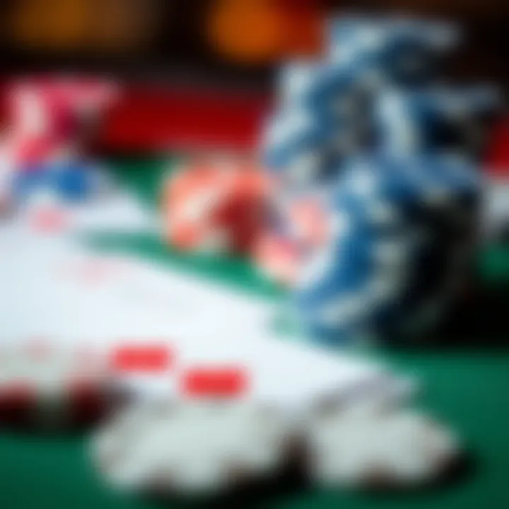 Essential poker chips and cards