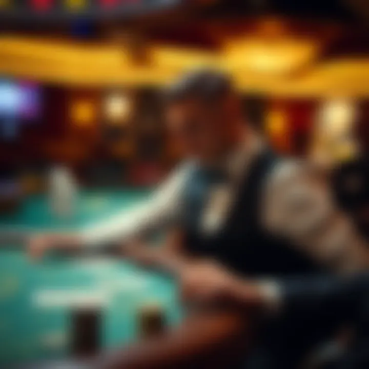 Illustration of casino dealer skills and attributes