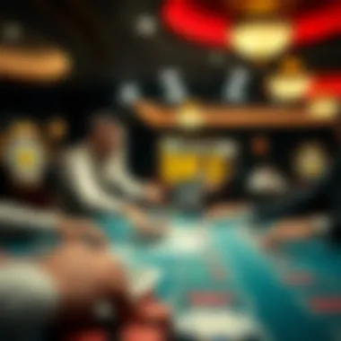 Strategic gameplay in a casino setting