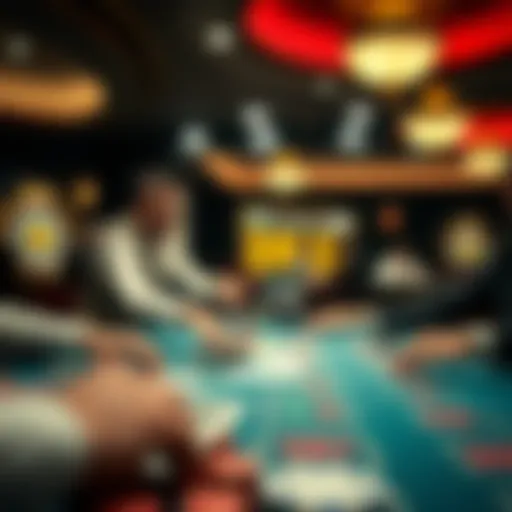 Strategic gameplay in a casino setting