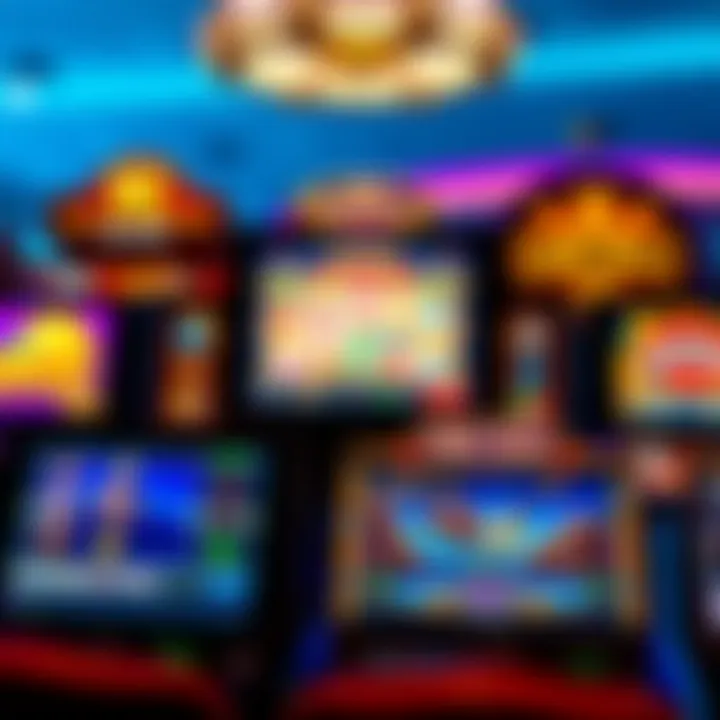 Visual representation of NetEnt slots in free play mode showcasing various game interfaces