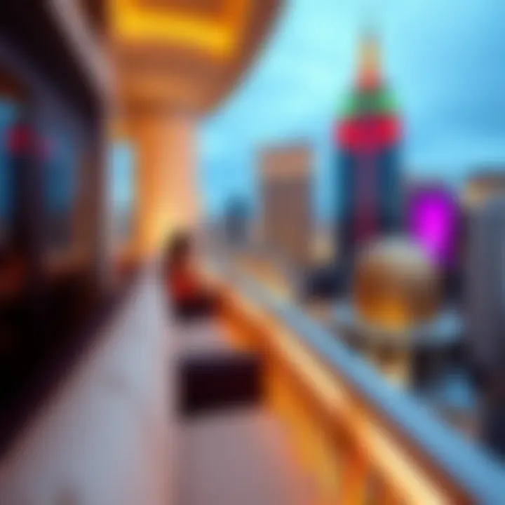 Unique Leisure Experience on the Balcony Balcony experience at New York, New York hotel