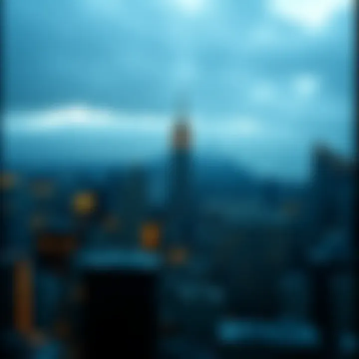 New York Skyline Overview A visually appealing representation of the New York skyline