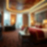 Luxurious room in a pet-friendly casino hotel