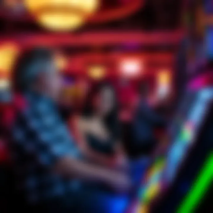 An engaging scene capturing players immersed in the excitement of the Price Is Right casino game.