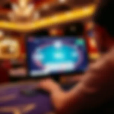 Screenshot of a popular online poker platform interface