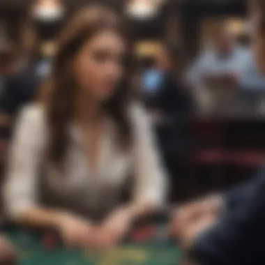 Psychology Behind Gambling and Three Card Poker A captivating representation of the psychological aspects of gambling