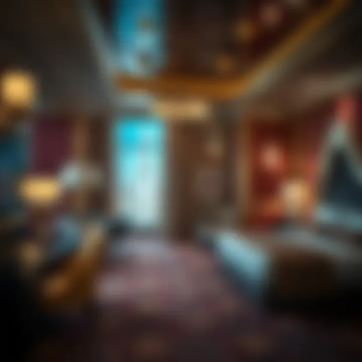 Luxury Interiors of Pyramid Hotel Suites Luxurious interior of a suite in the Pyramid Hotel