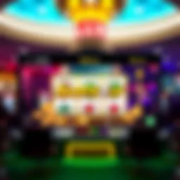 User interface of Slots LV platform showcasing its features