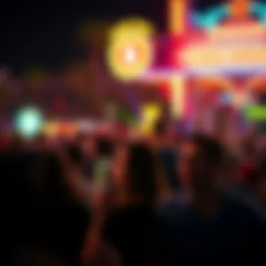 Crowd at a Local Event Crowd enjoying a local event in Las Vegas