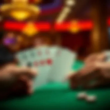 Concept diagram showing poker hand rankings