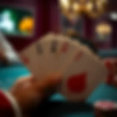 Illustration of a royal flush hand