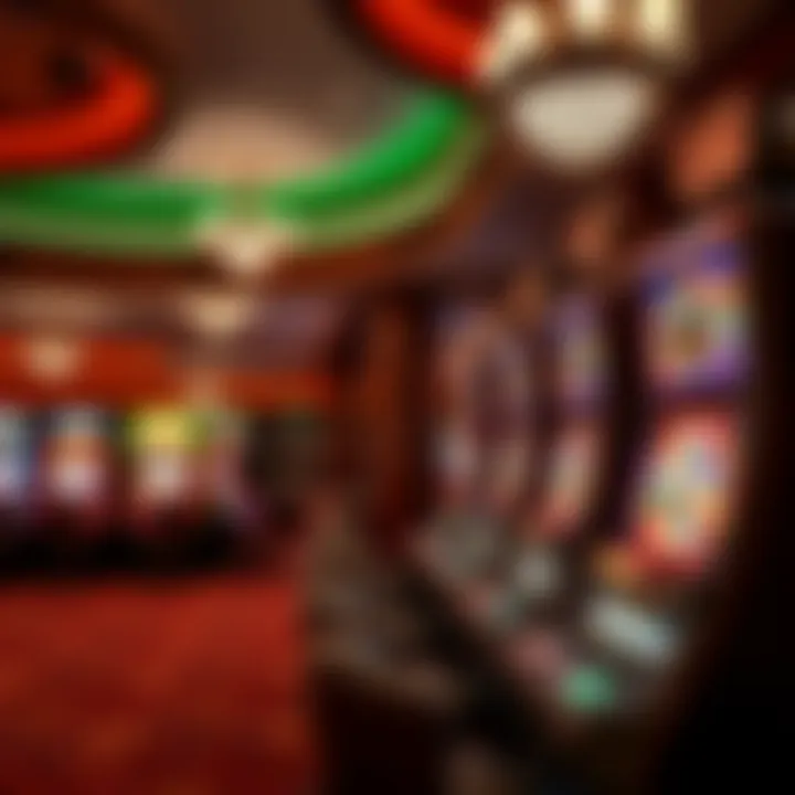 Vibrant gaming environment with Italian-inspired decor