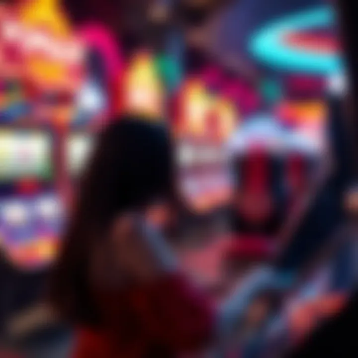 An illustration demonstrating user engagement metrics in the context of PopSlots