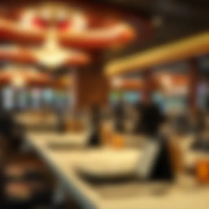Dining options available within the casino