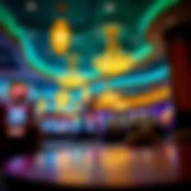 Luxurious interior of the casino showcasing its vibrant atmosphere