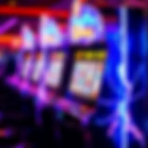 Electric storm themed slot machine