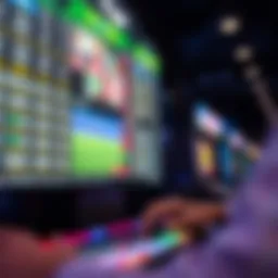 A detailed interface of TVG platform showcasing betting options.