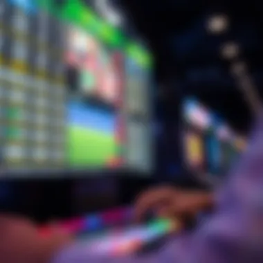 Exploring the TVG Betting Interface A detailed interface of TVG platform showcasing betting options.