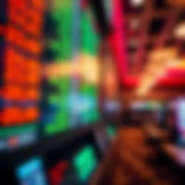 Detailed view of horse racing odds displayed on a digital board