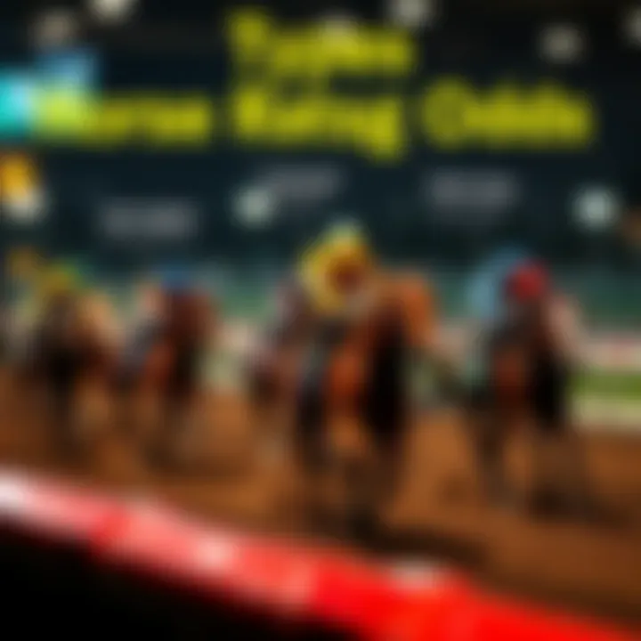 An infographic representing different types of horse racing odds