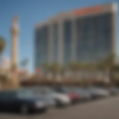 Comparison chart of parking fees at Las Vegas resorts