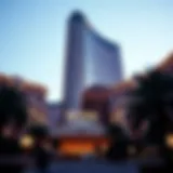 Exterior view of the Wynn Resort Tower showcasing its architectural elegance