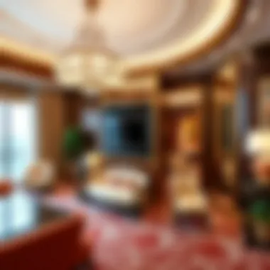 Opulent Suite at Wynn Resort Tower Luxurious suite inside the Wynn Resort Tower with opulent decor